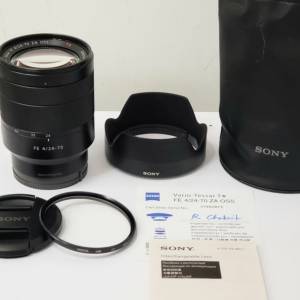 Sony SEL2470Z Zeiss Vario-Tessar T* FE 24-70mm f4 ZA OSS - 送 Hoya HD UV Filter
