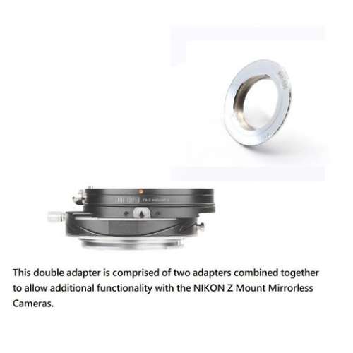 LAINA M42 Screw SLR Lens To Nikon Z Mount Adaptor Tilt & Shift 移軸、平移金屬接...