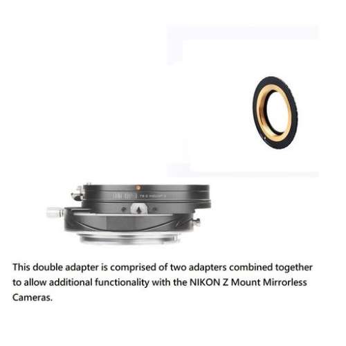 LAINA M42 Screw SLR Lens To Nikon Z Mount Adaptor Tilt & Shift 移軸、平移金屬接...
