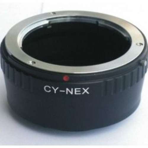 Contax / Yashica (CY) SLR Lens to Sony Alpha E-Mount Mirrorless Camera Body 金...