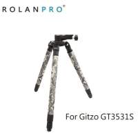 Nylon Tripod Protection Camouflage Coat For Gitzo GT3531S - Gray Camouflage