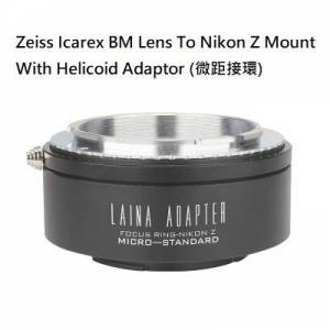 LAINA Zeiss Ikon Icarex BM 35S Lens To Nikon Z Mount With Helicoid Adaptor 微...