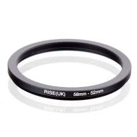 58mm-52mm Step Down Filter Ring - Metal (濾鏡轉接環，全金屬)