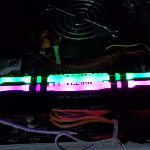 ONE PAIR of crucial  DDR4 w/XMP 3200 8GB (TOTAL 16GB) RGB GAMING RAM