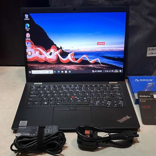 真 95%新 Lenovo Thinkpad L13, 10代 i5-10310U vPro, 16GB, 新512G SSD, Win10 PRO...