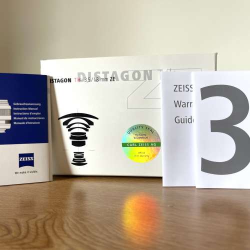 出售ZEISS Distagon T* 18mm f/3.5 ZE Wide Angle Lens