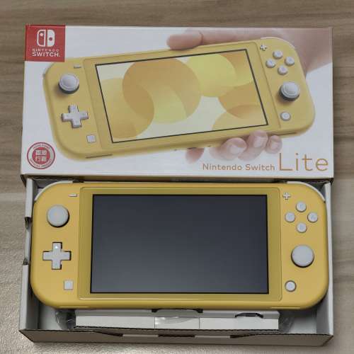 Nintendo Switch Lite 黃色 已硬解開心版 雙系統 港版 99%新