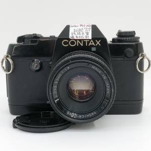 80% New Contax T37 + 50mm F1.9 菲林相機套裝, 深水埗門市可購買