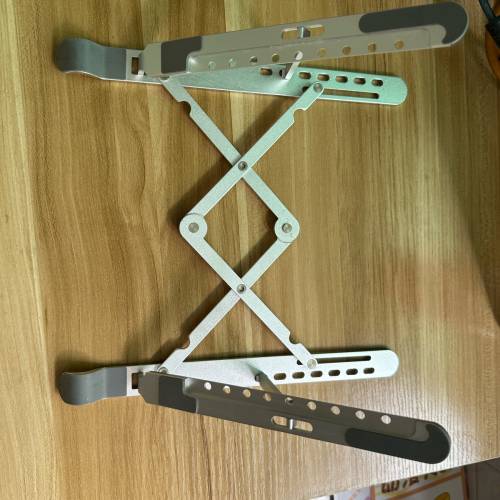 新款笔记本电脑散热器便携式合金支架降温风扇可拆卸