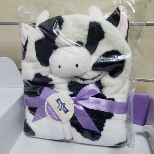 全新安滿牛牛嬰兒毛氈BB被