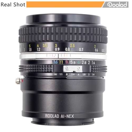 Roolad Nikon Nikkor F Mount D / SLR Lens To Sony Alpha E-Mount Mirrorless Camera