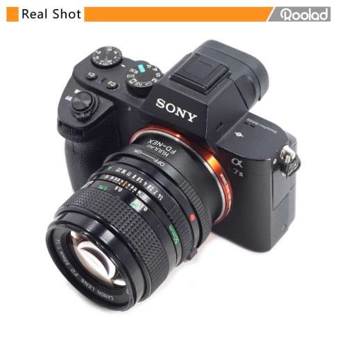 Roolad Canon FD & FL 35mm SLR Lens To Sony Alpha E-Mount Mirrorless Camera