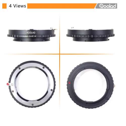 Roolad Leica M Rangefinder Lens To Sony Alpha E-Mount Mirrorless Camera