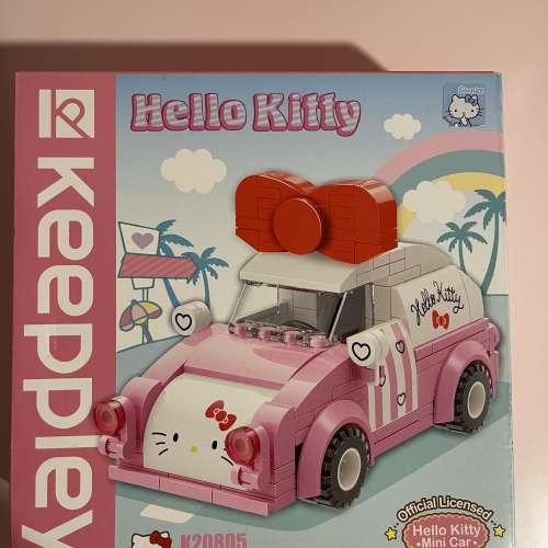 KEEPPLEY SANRIO Hello kitty 迷你汽車積木