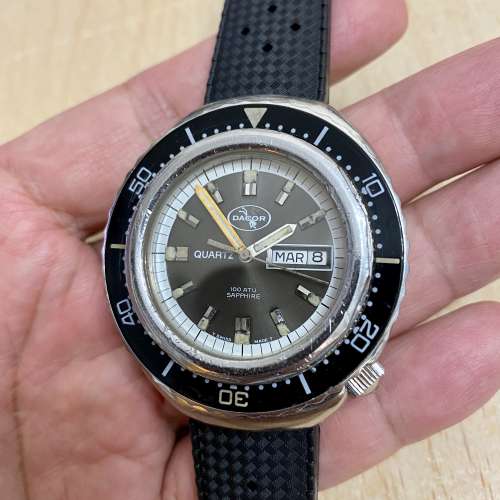 1970年代Dacor 1000m 石英潛水錶 , Squale 45mm