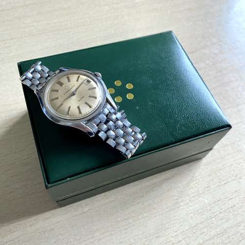 1960年古董綺年華Eterna-Matic Kontiki Jumbo case 37mm, 原裝Gay Freres錶帶, 原裝...