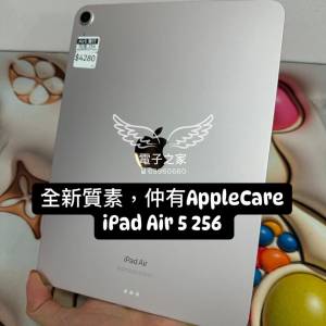(電子專家ipad air系列)APPLE ipad air 5/m1/256gb wifi/可租用/apple care+/粉紅...