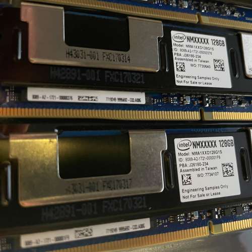 INTEL 傲騰內存 一代  NMA DCPMM 128GB DDR4 2666 OPTANE PERSISTENT MEMORY PMem ES