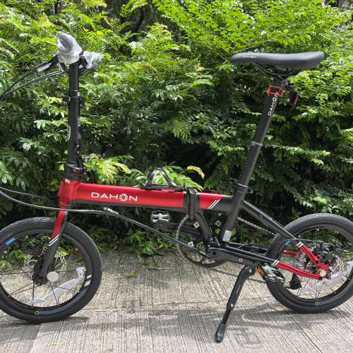 2024 頭柱內摺版馬甲線款 DAHON K3 PLUS 9速 16吋 碟剎 鋁合金 折叠車 送水架前後蛙...