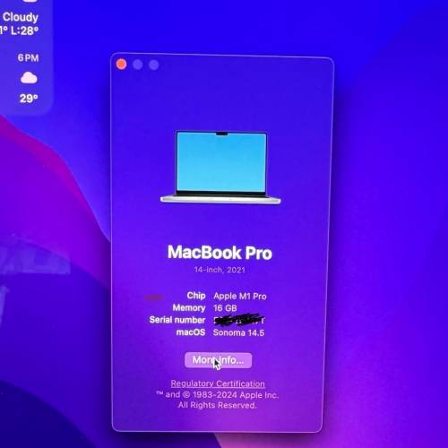 Macbook Pro M1 Pro （維修過)