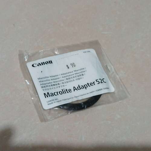 Canon Microlite adaptor 52C（全新未用）