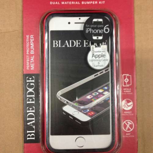 📱 ODOYO Blade Edge Bumper Kit RED for iPhone SE2 8 7 6S 6 NEW 全新手機保護邊...