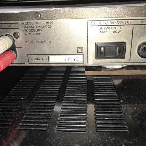 Harman Kardon Tuner 收音頭