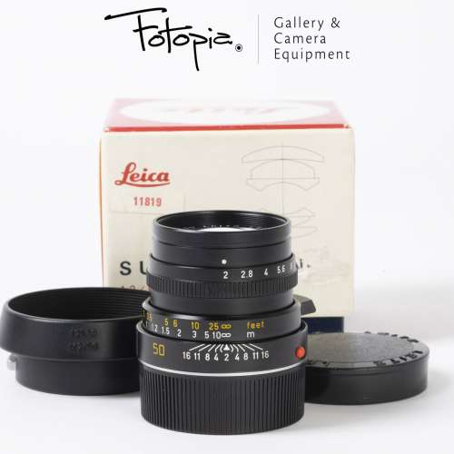 || Leica Summicron-M 50mm F2 - Black / v4 / Focusing Tab (tiger paw version) ||