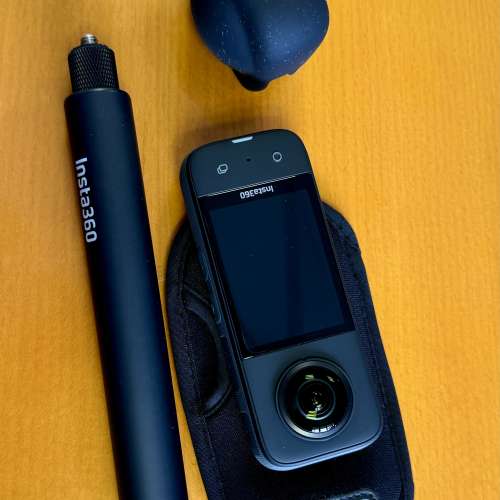 Insta360 X3 標準套裝 連70cm隱形自拍桿 & 鏡頭保護套 保養至2025年6月19日