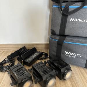 Nanlite Forza 60 LED Monolight x 3