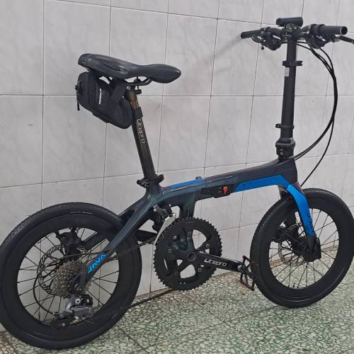 Java x1 碳架 變色龍 摺合單車 16吋 18S