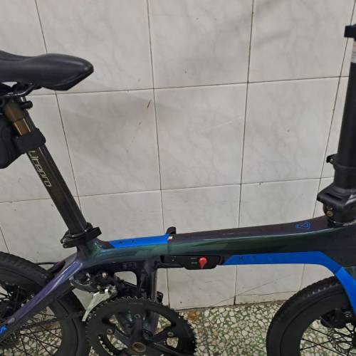 Java x1 碳架 變色龍 摺合單車 16吋 18S