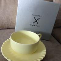 FRANC FRANC X NIKA ZUPANC Cup and Saucer NEW 全新陶瓷杯碟