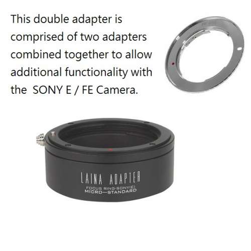 LAINA Praktica B PB Lens To SONY E / FE Mount With Helicoid Adaptor (微距接環...