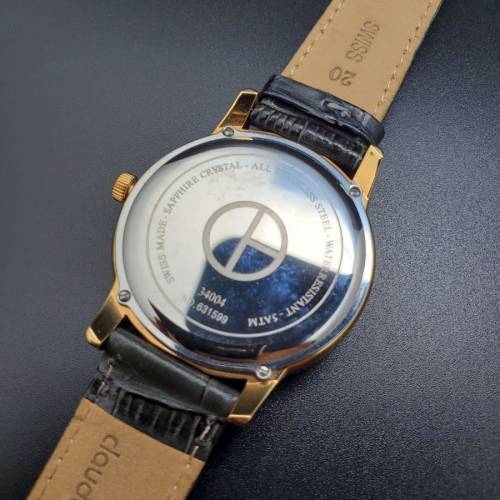 Claude Bernard Classic Retrograde Date 34004