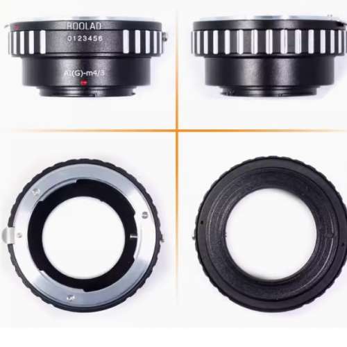 Roolad Lens Mount Adapter - Nikon F Mount G-Type D / SLR Lens To M43