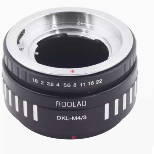 Roolad Lens Mount Adapter - Deckel-Bayonett (Deckel Bayonet, DKL) Lens To M43