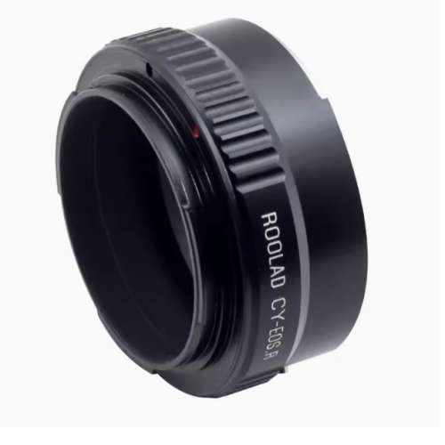 Roolad Contax / Yashica (CY) SLR Lens To Canon EOS R Mount Digital Camera Body