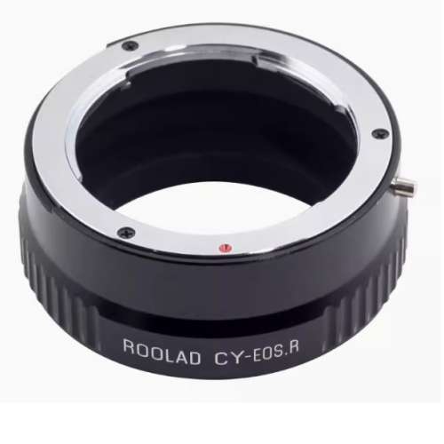 Roolad Contax / Yashica (CY) SLR Lens To Canon EOS R Mount Digital Camera Body