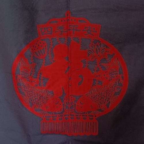 全新 黑色 四季平安 門簾