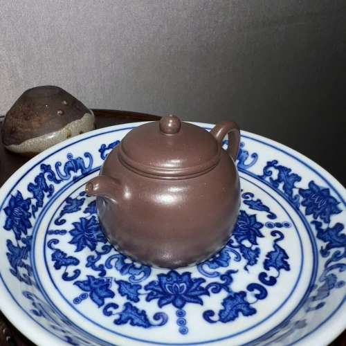 《匏尊》紫砂壶全手工（微瑕） 大水潭天青泥烧高温 内推孔出水超薄胎纳底