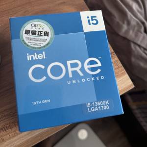全新 intel CPU i5 13600K