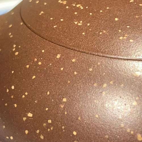 鱼嘴西施紫砂壶 全手工 实力派 原矿老紫泥铺砂