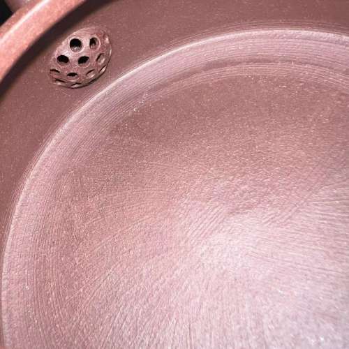 笠翁 原礦四號井底槽清紫砂壺 湯夢飛紫砂全手工帶底部刻繪 作品 容量230CC