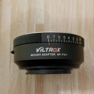 Viltrox NF-FX1轉接環  (Nikon F鏡頭 轉接 Fujifilm X相機)