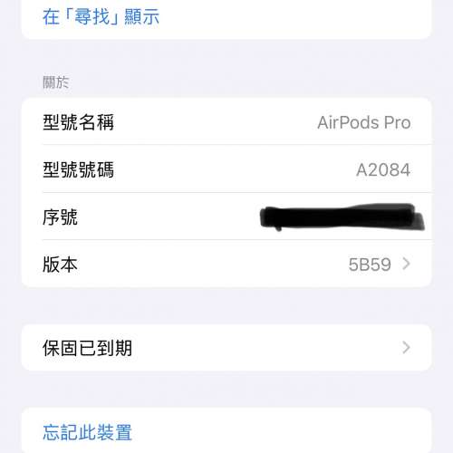 AirPods Pro 1代（lightning版）