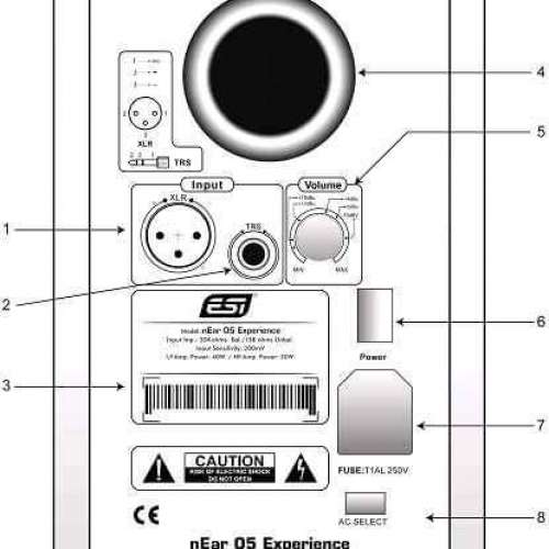 ESI nEar 05 Experience actieve studio monitor 兩對
