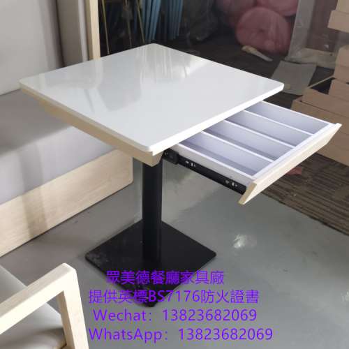 人造石餐檯,西餐廳桌椅table加工製造廠商,訂造雲石枱面,實木封邊防火板餐廳餐枱訂造...