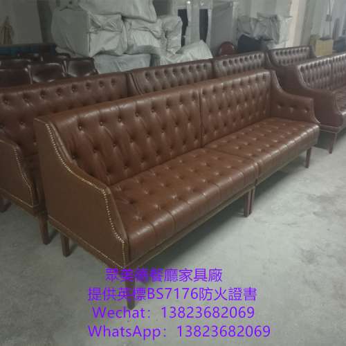 訂做真皮沙發,真皮卡座,真皮梳化,餐廰卡位梳化,翻蓋儲物卡位,港式茶餐廳加工厂卡位...