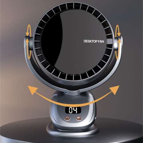 溫斯萊特牀頭靜音風扇車載宿舍辦公室宿舍上下鋪夾掛充電式循環扇